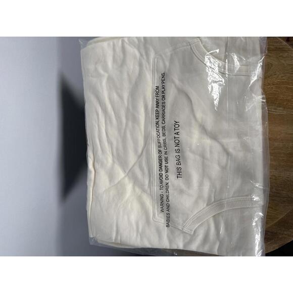 NWT Revolve by ZSupply Ruffle Hoodie Dress Cloud Dancer - Size M - Picture 4 of 6